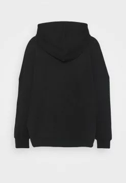 Even&Odd Damen HOODIE LONG WITHOUT DRAWCORD AND POCKET - Kapuzenpullover - Black -Even Und Odd Verkäufe 5cb245ca711a48ba81ed72c4e9f81ea5