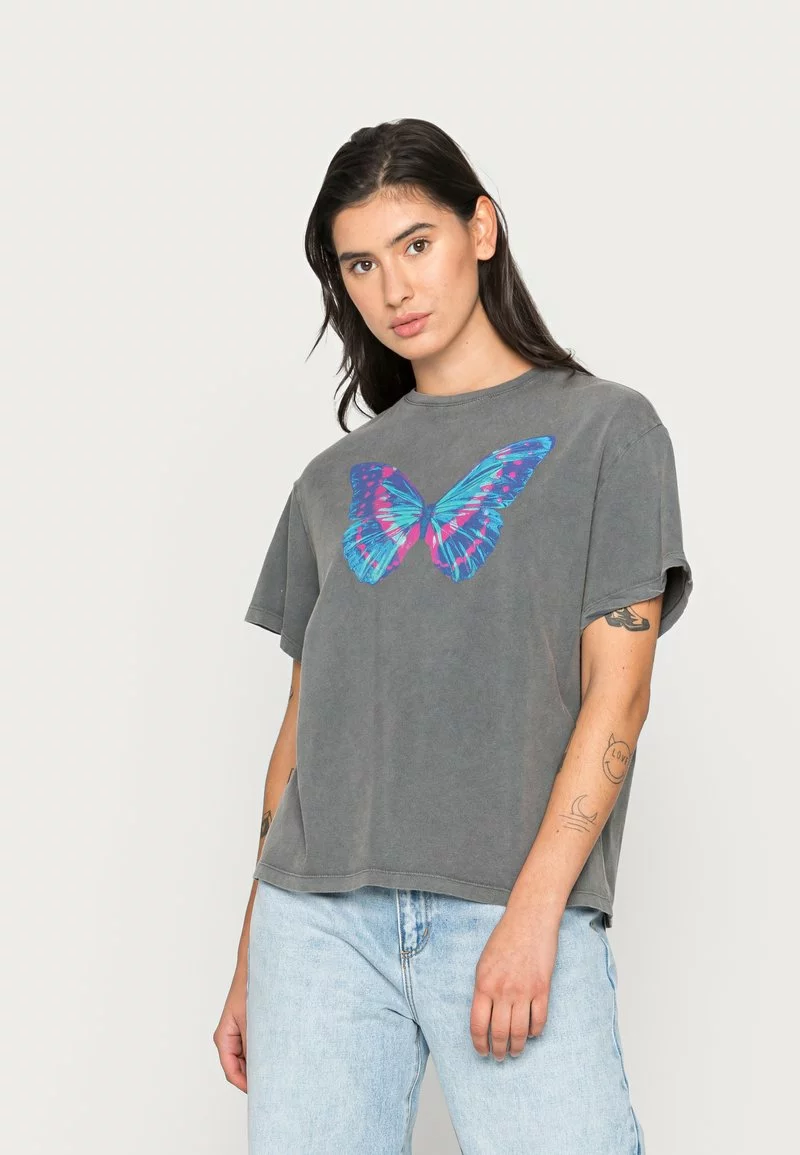 Even&Odd T-Shirt Print - Black | Damen 3 Even&Odd T-Shirt Print - Black | Damen