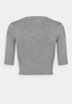 Even&Odd Damen 2 PACK - T-Shirt Basic - Mottled Grey/sand -Even Und Odd Verkäufe 5e03cc844e0747bda794c2868a1051ed