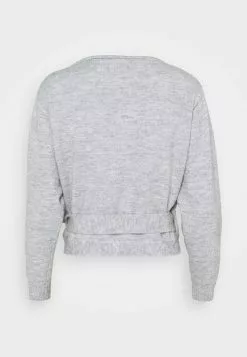 Even&Odd Damen WICKELJACKE - Strickjacke - Mottled Light Grey -Even Und Odd Verkäufe 5e3f19c0d69b4cc68838c10f956d67ee