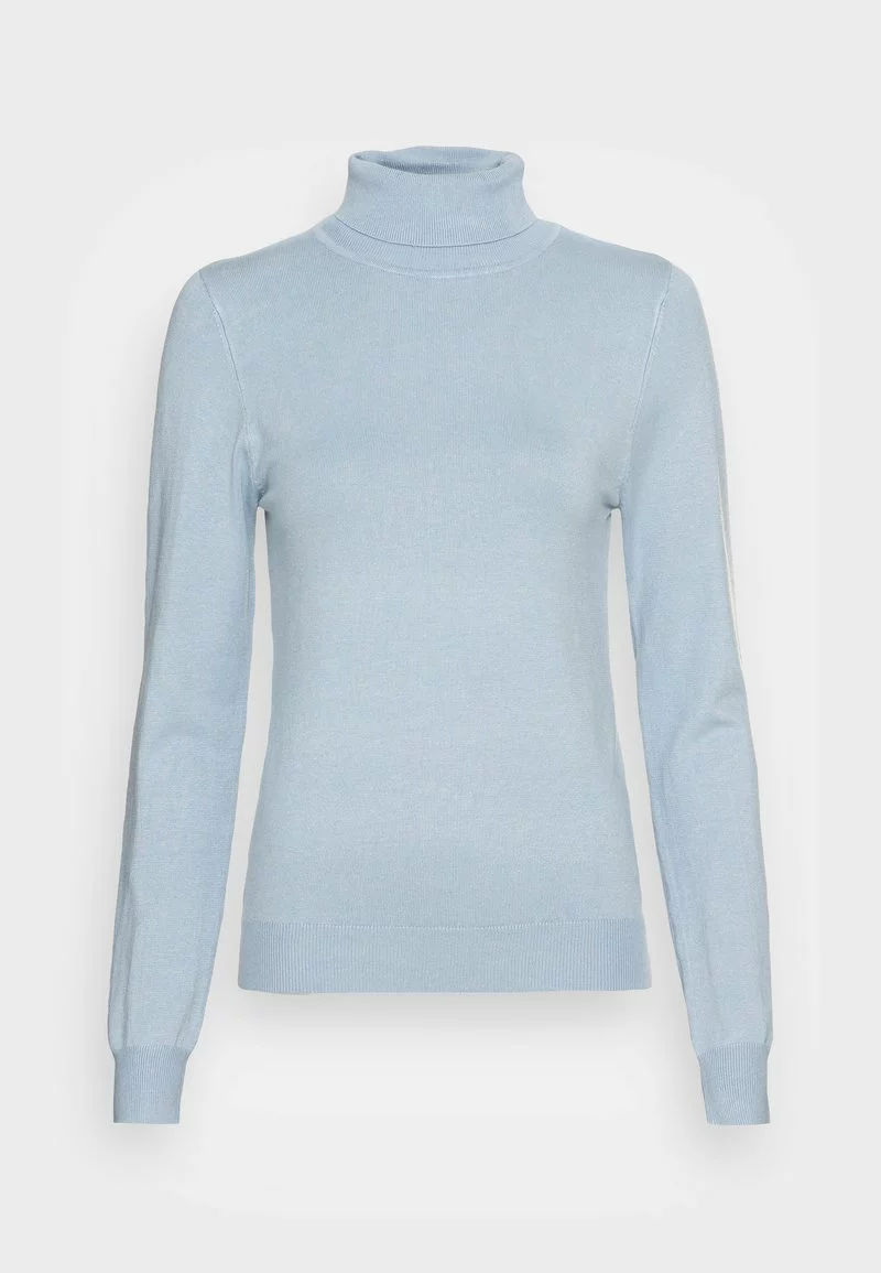 Even&Odd Damen BASIC TURTLE NECK JUMPER - Strickpullover - Light Blue 6 Even&Odd Damen BASIC TURTLE NECK JUMPER - Strickpullover - Light Blue – Bild 4