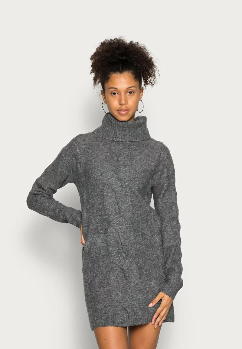 Even&Odd Strickkleid - Mottled Dark Grey | Damen 3 Even&Odd Strickkleid - Mottled Dark Grey | Damen