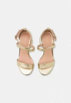 Even&Odd Damen Riemensandalette - Gold -Even Und Odd Verkäufe 605b31b349634279980324007fabb149