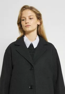 Even&Odd Damen Klassischer Mantel - Grey -Even Und Odd Verkäufe 60ba3bc7be4641f68a798a6e9a2caae7