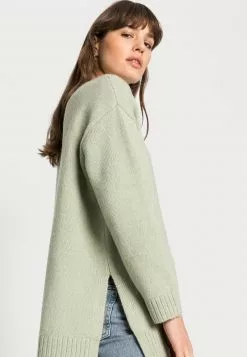 Even&Odd Damen Strickpullover - Green -Even Und Odd Verkäufe 622a21363da54bed852e66622cc9cc6a