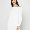 Even&Odd Damen SWEAT OFF SHOULDER MINI DRESS - Freizeitkleid - White 1 Even&Odd Damen SWEAT OFF SHOULDER MINI DRESS - Freizeitkleid - White -Even Und Odd Verkäufe 628108e481ac470a8fe20a81671fe4b9