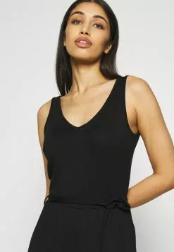 Even&Odd Damen BASIC Deep V Playsuit - Jumpsuit - Black 11 Even&Odd Damen BASIC Deep V Playsuit - Jumpsuit - Black -Even Und Odd Verkäufe 637ccbe8acd94d2182295428a15c19cc
