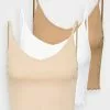 Even&Odd Damen STRAPPY LETTUCE CROP 3 PACK - Top - White/beige/brown 1 Even&Odd Damen STRAPPY LETTUCE CROP 3 PACK - Top - White/beige/brown -Even Und Odd Verkäufe 65308b5b866840af9ed3b29e8eb8cbde