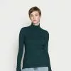 Even&Odd Damen BASIC TURTLE NECK - Strickpullover - Dark Green -Even Und Odd Verkäufe 6633eeb273e34dc38e3d5fdcf619defb