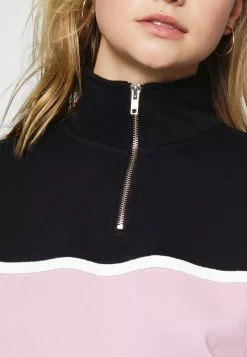 Even&Odd Damen Freizeitkleid - Black/lilac -Even Und Odd Verkäufe 665151b69b584d78ba63594657c78559