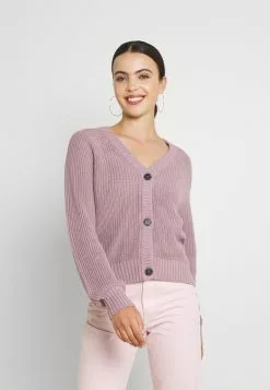 Even&Odd Damen BUTTON THROUGH CARDIGAN - Strickjacke - Lilac