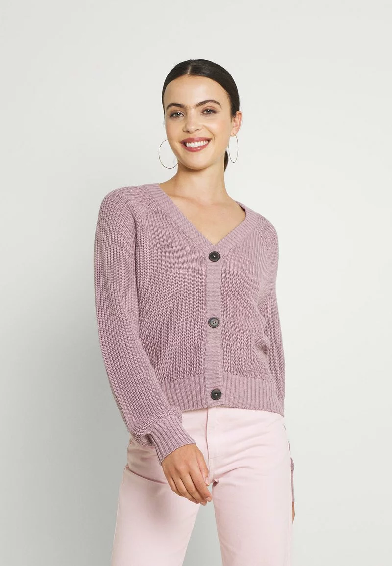 Even&Odd Damen BUTTON THROUGH CARDIGAN - Strickjacke - Lilac 3 Even&Odd Damen BUTTON THROUGH CARDIGAN - Strickjacke - Lilac