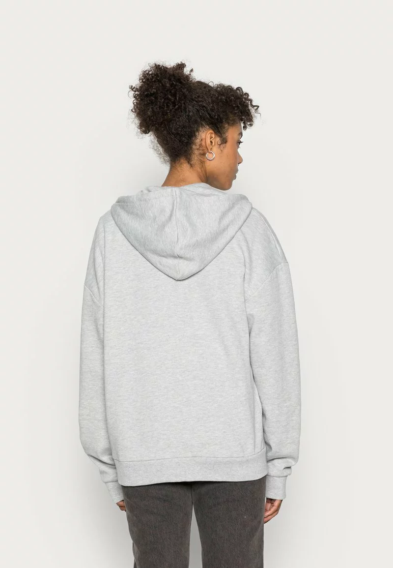 Even&Odd Damen EMBROIDERED OVERSIZED HOODED ZIP JACKET - Sweatjacke - Mottled Light Grey 5 Even&Odd Damen EMBROIDERED OVERSIZED HOODED ZIP JACKET - Sweatjacke - Mottled Light Grey – Bild 3