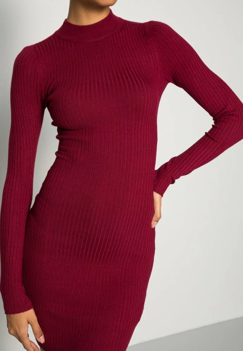 Even&Odd Damen Etuikleid - Bordeaux 7 Even&Odd Damen Etuikleid - Bordeaux – Bild 5