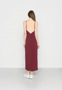Even&Odd Damen Maxikleid - Dark Red -Even Und Odd Verkäufe 68898bea3a414deeacde9ca4c703bdc6