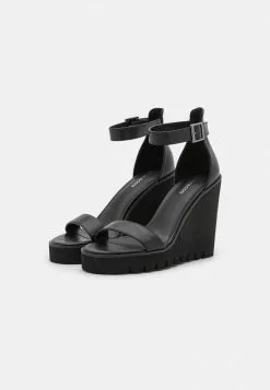 Even&Odd Damen Plateausandalette - Black -Even Und Odd Verkäufe 69a2bf67f63e4c02a533d869cc7b64ac
