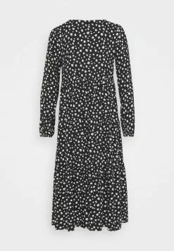 Even&Odd Damen Freizeitkleid - Black/white -Even Und Odd Verkäufe 6a6638dd2fac462bb6d734bb767db15c