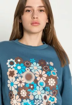 Even&Odd Damen Sweatshirt - Blue -Even Und Odd Verkäufe 6b6b8269df82432fa4861a40c4ecee37