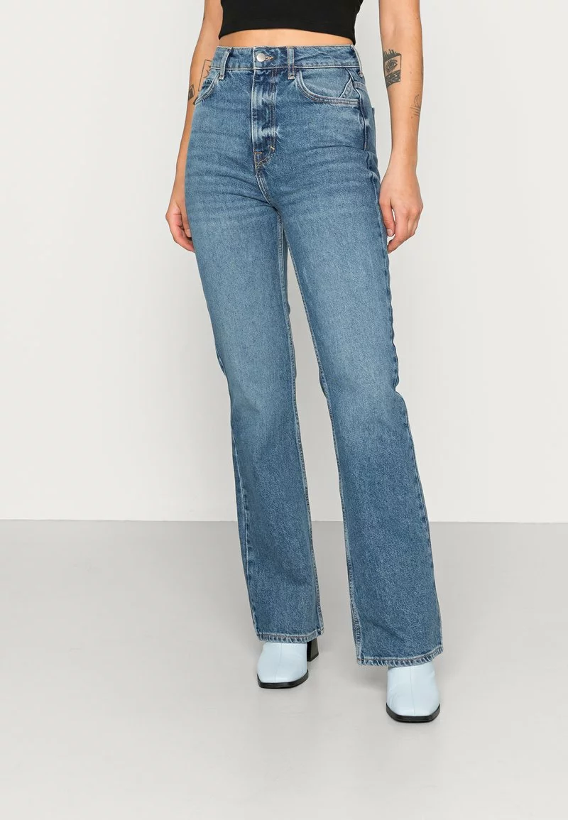 Even&Odd Damen Jeans Bootcut - Blue Denim 3 Even&Odd Damen Jeans Bootcut - Blue Denim