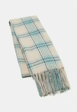 Even&Odd Damen Schal - Camel/off-white/green