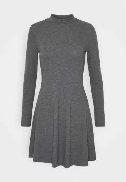 Even&Odd Damen Jerseykleid - Dark Grey -Even Und Odd Verkäufe 6cc45e16722a49569191e5d29e6b4bba