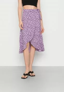 Even&Odd Damen Wickelrock - Purple