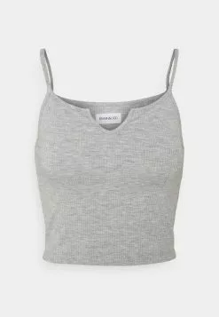 Even&Odd Damen Top - Light Grey -Even Und Odd Verkäufe 6df54ca7fc84412e99393889e3e59511