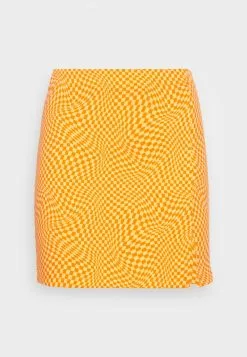 Even&Odd Damen Minirock - Orange -Even Und Odd Verkäufe 6ead2e97eb534af48e0ae5f02c0425e6