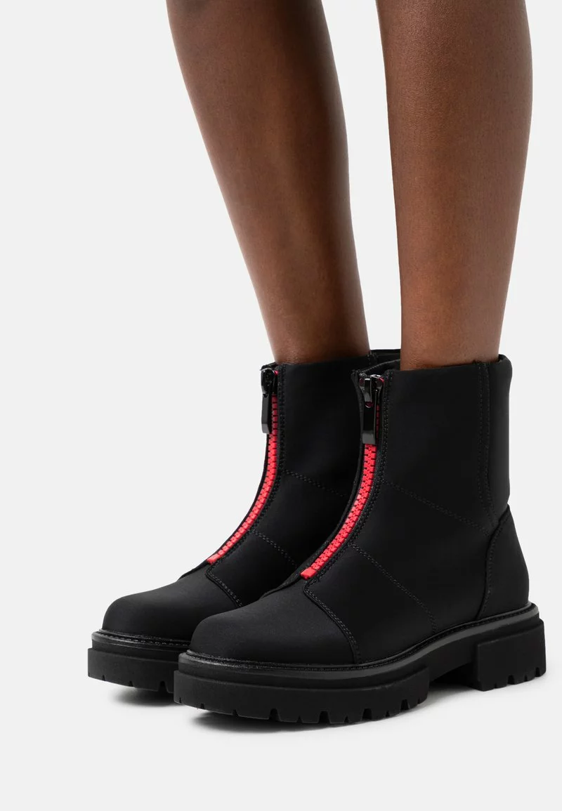 Even&Odd Damen Plateaustiefelette - Black 3 Even&Odd Damen Plateaustiefelette - Black