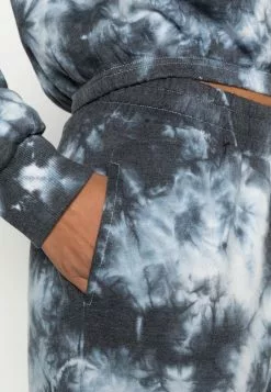 Even&Odd Damen SET - CROPPED SWEAT & JOGGER IN TIE DYE - Sweatshirt - Grey -Even Und Odd Verkäufe 701e26188b274b60a460f7946e6d8612