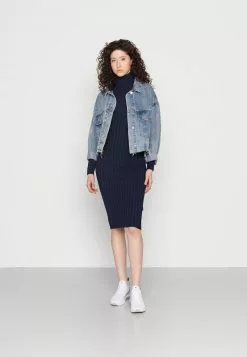 Even&Odd Damen Etuikleid - Dark Blue -Even Und Odd Verkäufe 706e590663634b5a87889104e4b57203