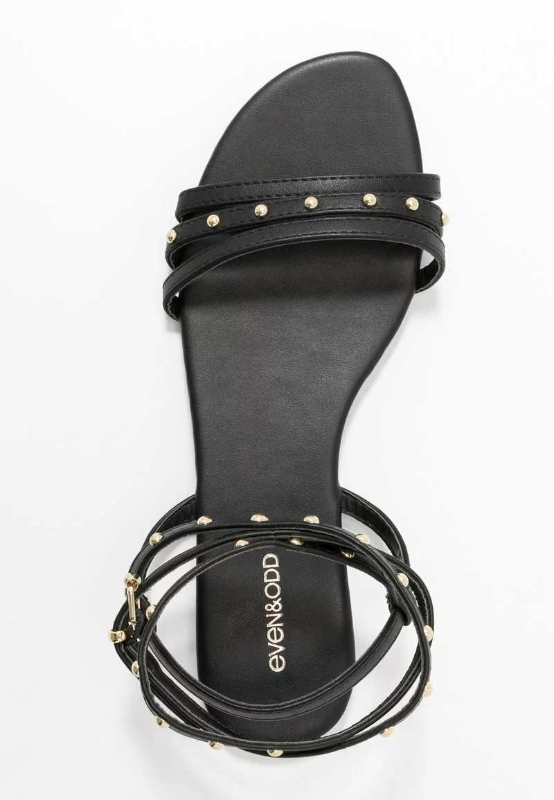 Even&Odd Riemensandalette - Black | Damen 6 Even&Odd Riemensandalette - Black | Damen – Bild 4