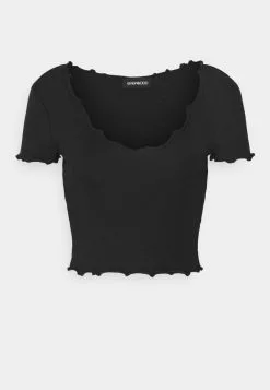 Even&Odd Damen T-Shirt Basic - Black 12 Even&Odd Damen T-Shirt Basic - Black -Even Und Odd Verkäufe 70af3c0e6eaa44adb55c14aba21bc9d3