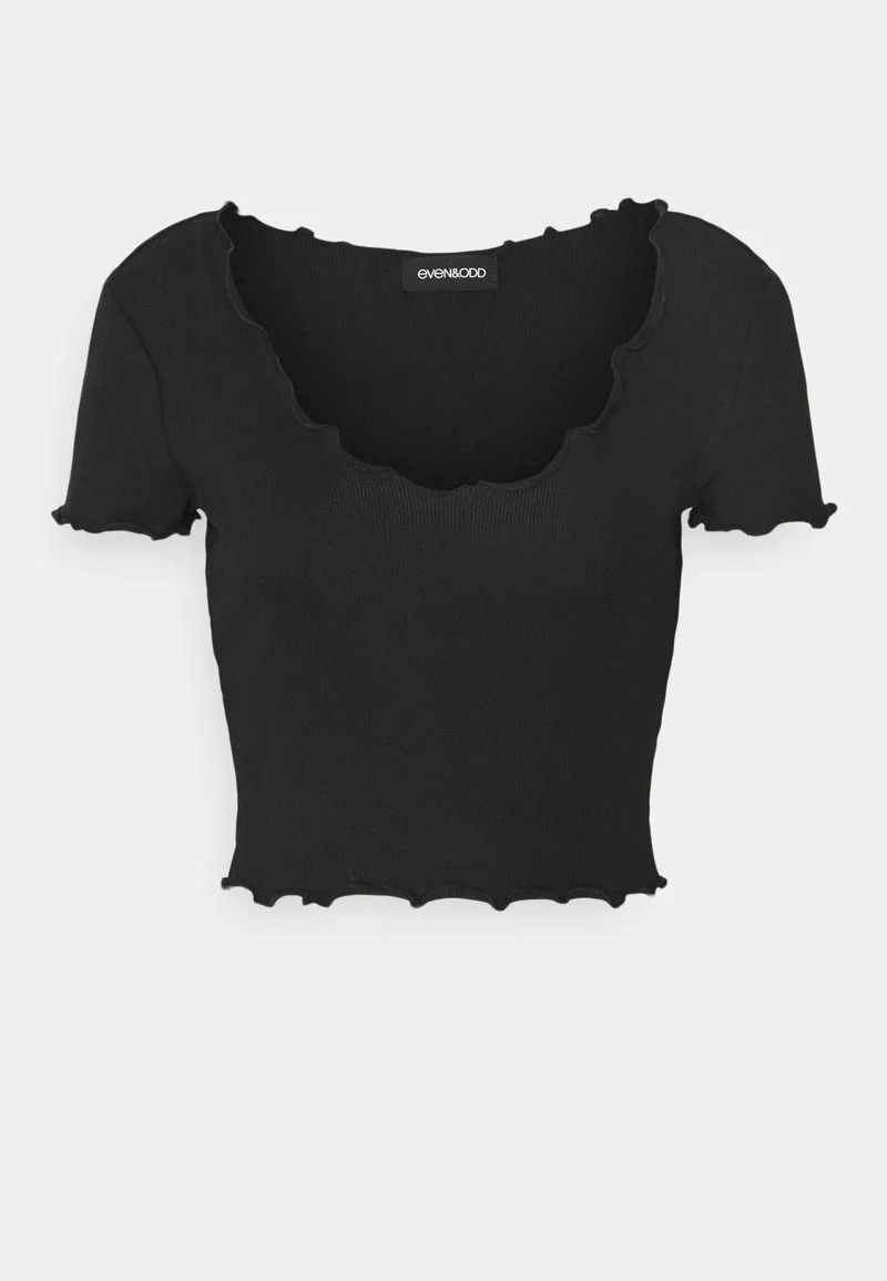 Even&Odd Damen T-Shirt Basic - Black 7 Even&Odd Damen T-Shirt Basic - Black – Bild 5