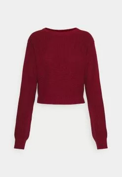 Even&Odd Damen HIGH CROPPED SIDE SLIT - Strickpullover - Red 10 Even&Odd Damen HIGH CROPPED SIDE SLIT - Strickpullover - Red -Even Und Odd Verkäufe 71248f290b91411a9252e4a03355280d