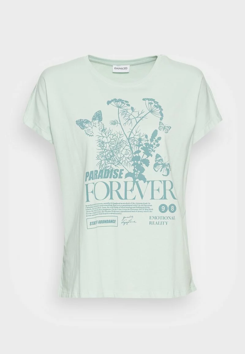 Even&Odd T-Shirt Print - Light Green | Damen 6 Even&Odd T-Shirt Print - Light Green | Damen – Bild 4
