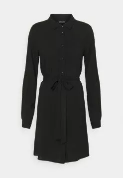 Even&Odd Damen Blusenkleid - Black -Even Und Odd Verkäufe 73e9627878804e9e8240ede6de8ac394