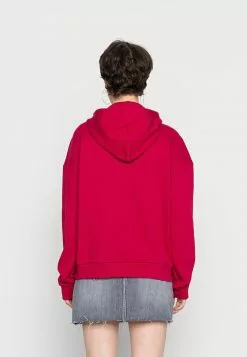 Even&Odd Damen OVERSIZED HOODED ZIP JACKET - Sweatjacke - Red -Even Und Odd Verkäufe 73f3bd798ae24e7ea3ae6826f512b89e
