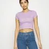 Even&Odd Damen T-Shirt Print - Lilac -Even Und Odd Verkäufe 75b6214b0ded464a9ab411cb6623fbd5