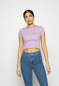 Even&Odd Damen T-Shirt Print - Lilac