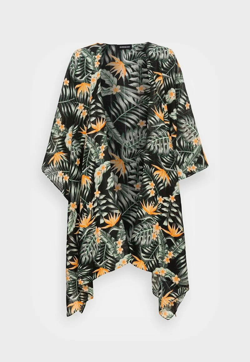 Even&Odd Damen Leichte Jacke - Black/green/yellow 6 Even&Odd Damen Leichte Jacke - Black/green/yellow – Bild 4