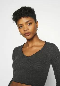 Even&Odd Langarmshirt - Grey | Damen -Even Und Odd Verkäufe 76aff64bb4de4736bc3610900277a83c