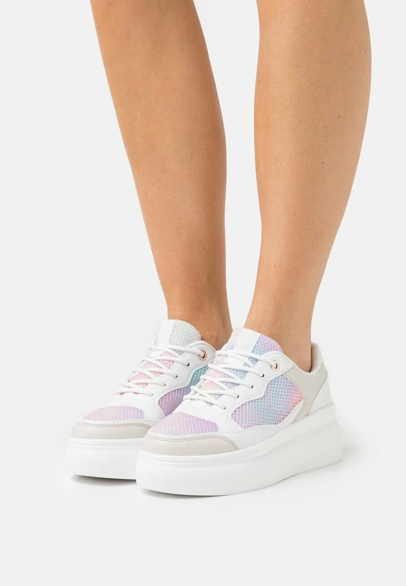 Even&Odd Damen LOVE - Sneaker Low - White/multi-coloured 3 Even&Odd Damen LOVE - Sneaker Low - White/multi-coloured