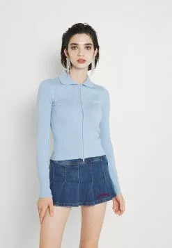 Even&Odd Damen Strickjacke - Light Blue