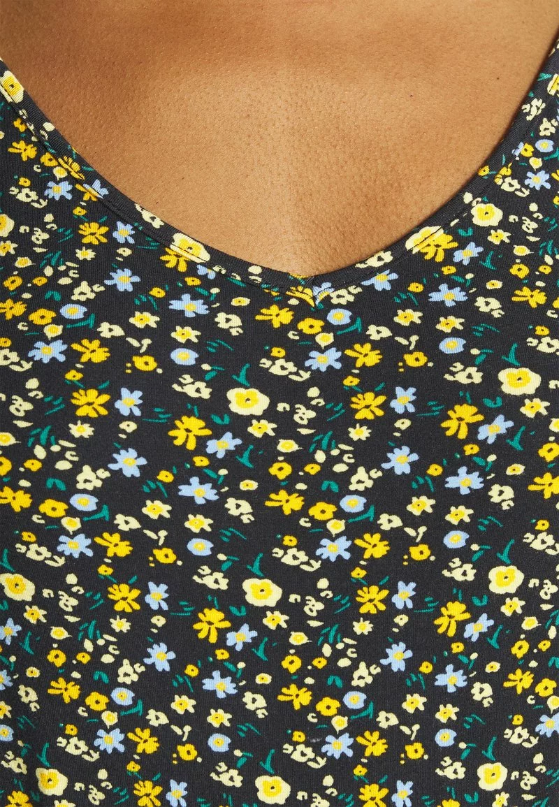 Even&Odd Jumpsuit - Black/yellow | Damen 8 Even&Odd Jumpsuit - Black/yellow | Damen – Bild 6