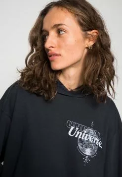 Even&Odd Cosmic Printed Hoodie Oversized - Kapuzenpullover - Dark Grey | Damen -Even Und Odd Verkäufe 79ca230759c84778a072f9ee35eedf23