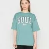 Even&Odd Damen T-Shirt Print - Green 1 Even&Odd Damen T-Shirt Print - Green -Even Und Odd Verkäufe 7afa471d8edf4f62963c8463a69d74f3