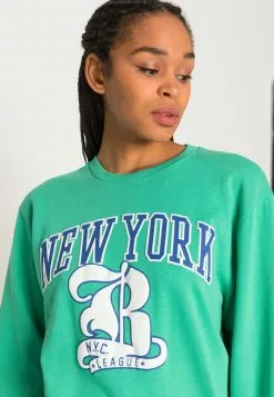Even&Odd CALLIE - Sweatshirt - Green | Damen -Even Und Odd Verkäufe 7bd5d3cd7cd546e983d65d445b580880