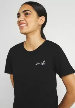 Even&Odd Damen T-Shirt Print - Black 11 Even&Odd Damen T-Shirt Print - Black -Even Und Odd Verkäufe 7e4fbaf2e54048cba9567f953cadb565