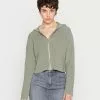Even&Odd Damen Strickjacke - Khaki